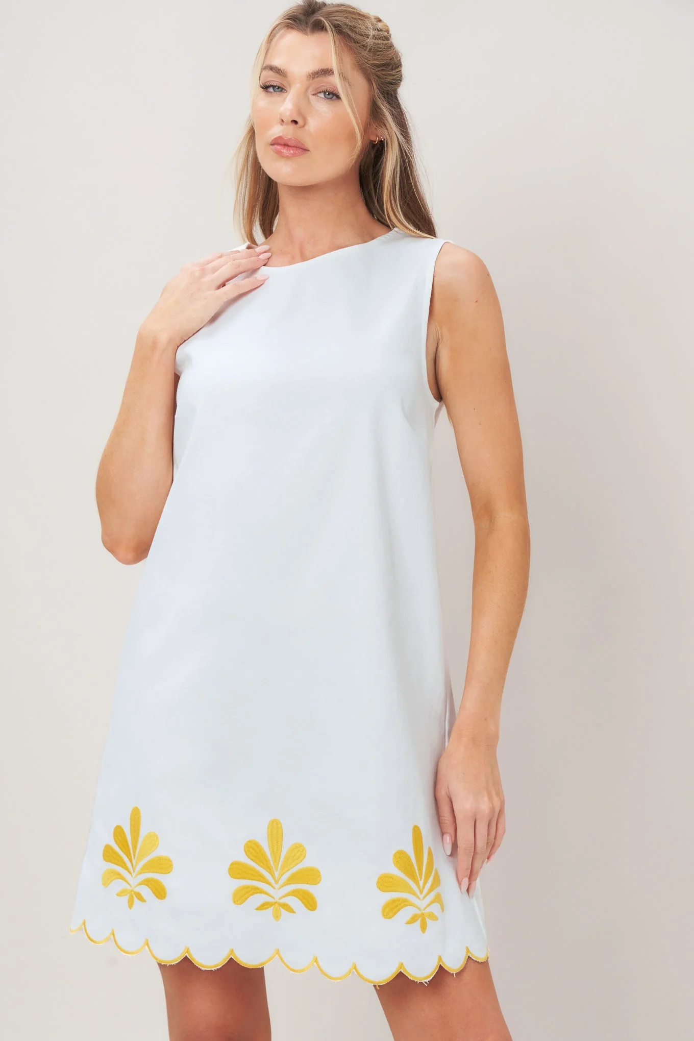 Sweet as Sunshine Woven Mini Dress - Image 3