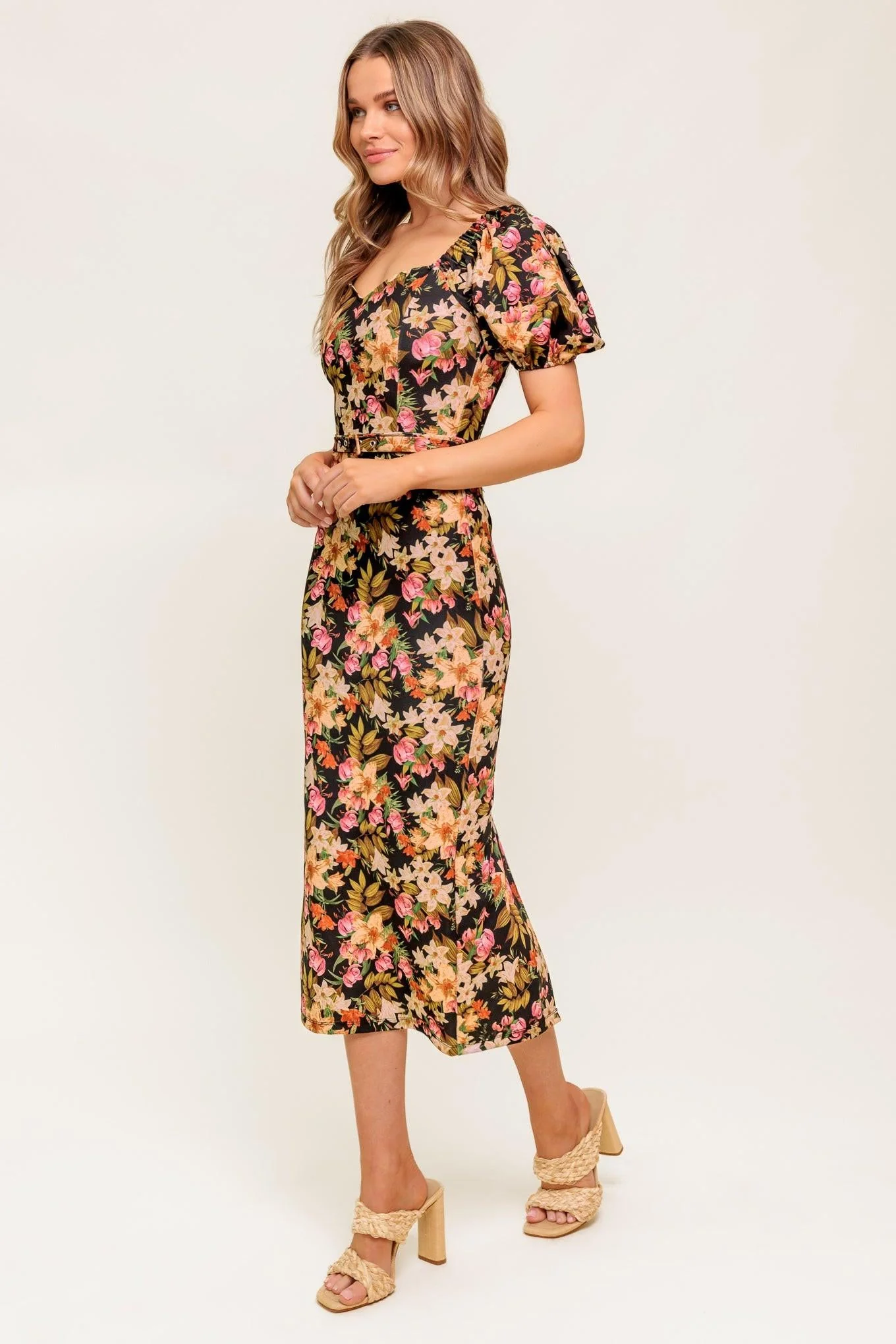 Sweet at Heart Woven Midi Dress - Image 6