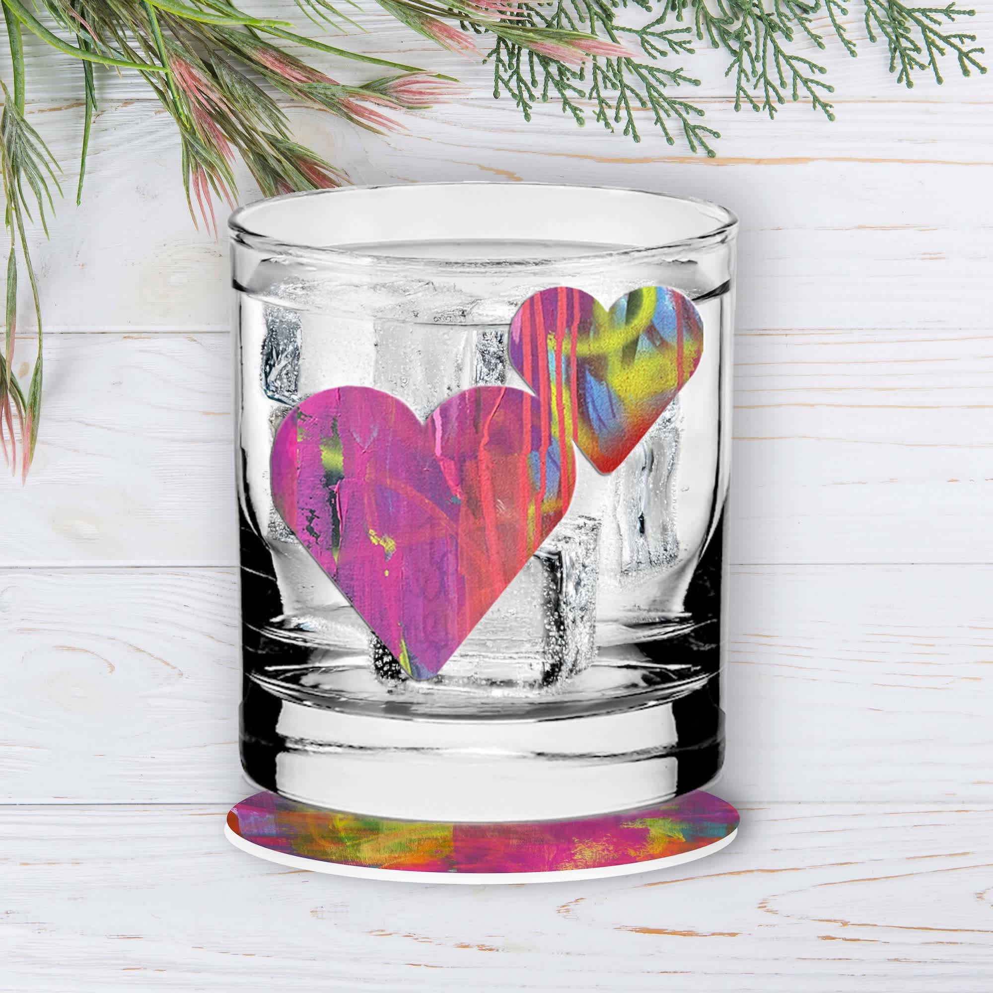 Sweet On You - 11 oz Rose Peppercorn Candle & Coaster Set - Image 3