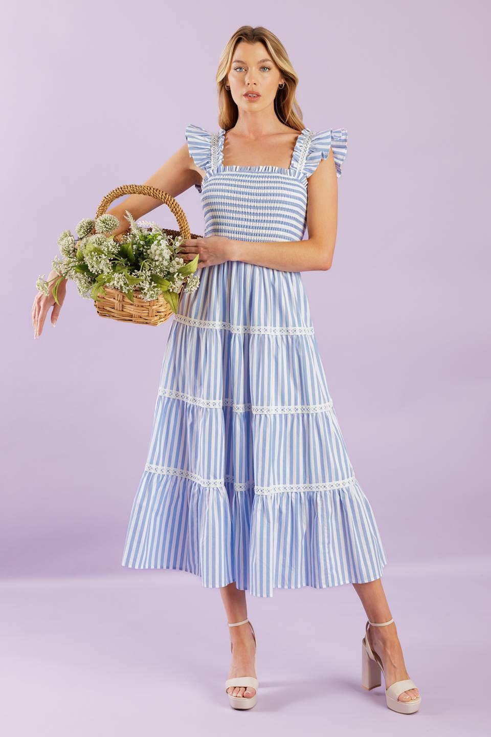 Swing of Things Woven Midi Dress - Image 8