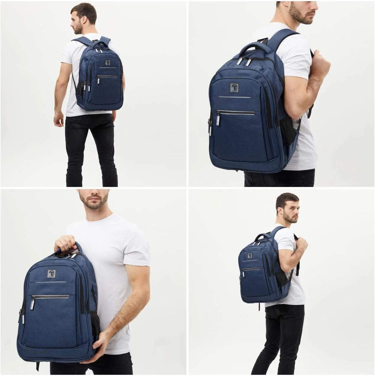 Talmont Extra Large Laptop Backpack – Travel Carry-On, Fits 17" & 15.6" Laptops, Water-Resistant Anti-Theft Business Bag for Men & Women - Image 5