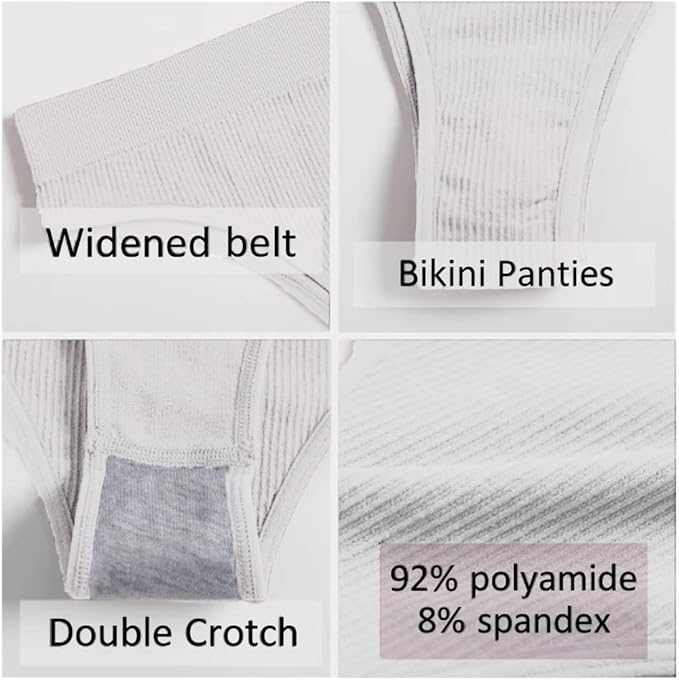 Talmont Seamless Ribbed Bra & Panty Set – Soft, Stretchy Lounge Lingerie with Removable Pads - Image 8