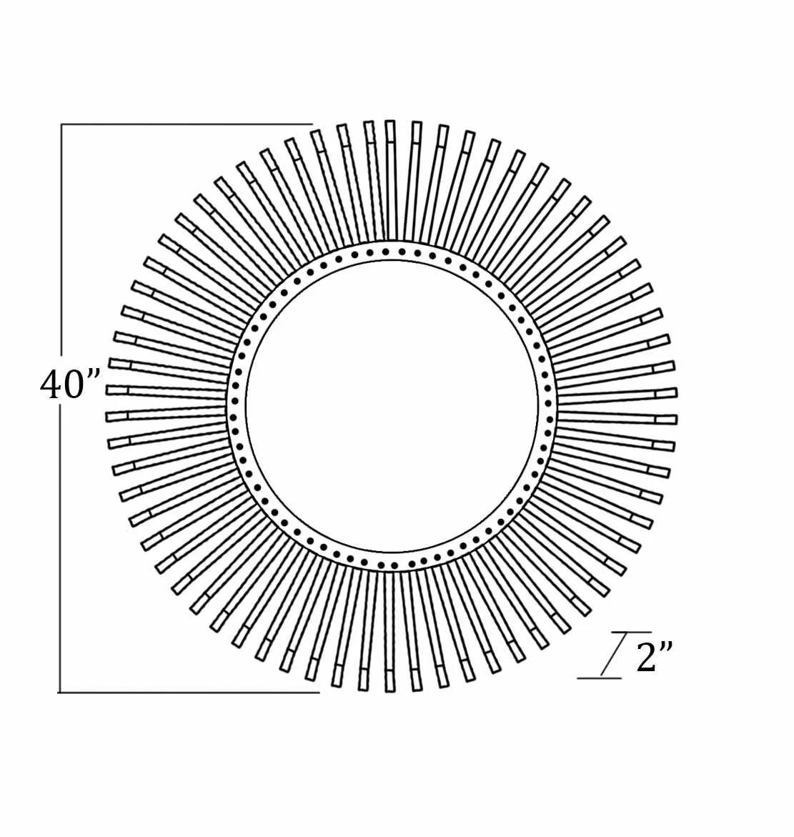Tarvin Mirror - Clearance - Image 7