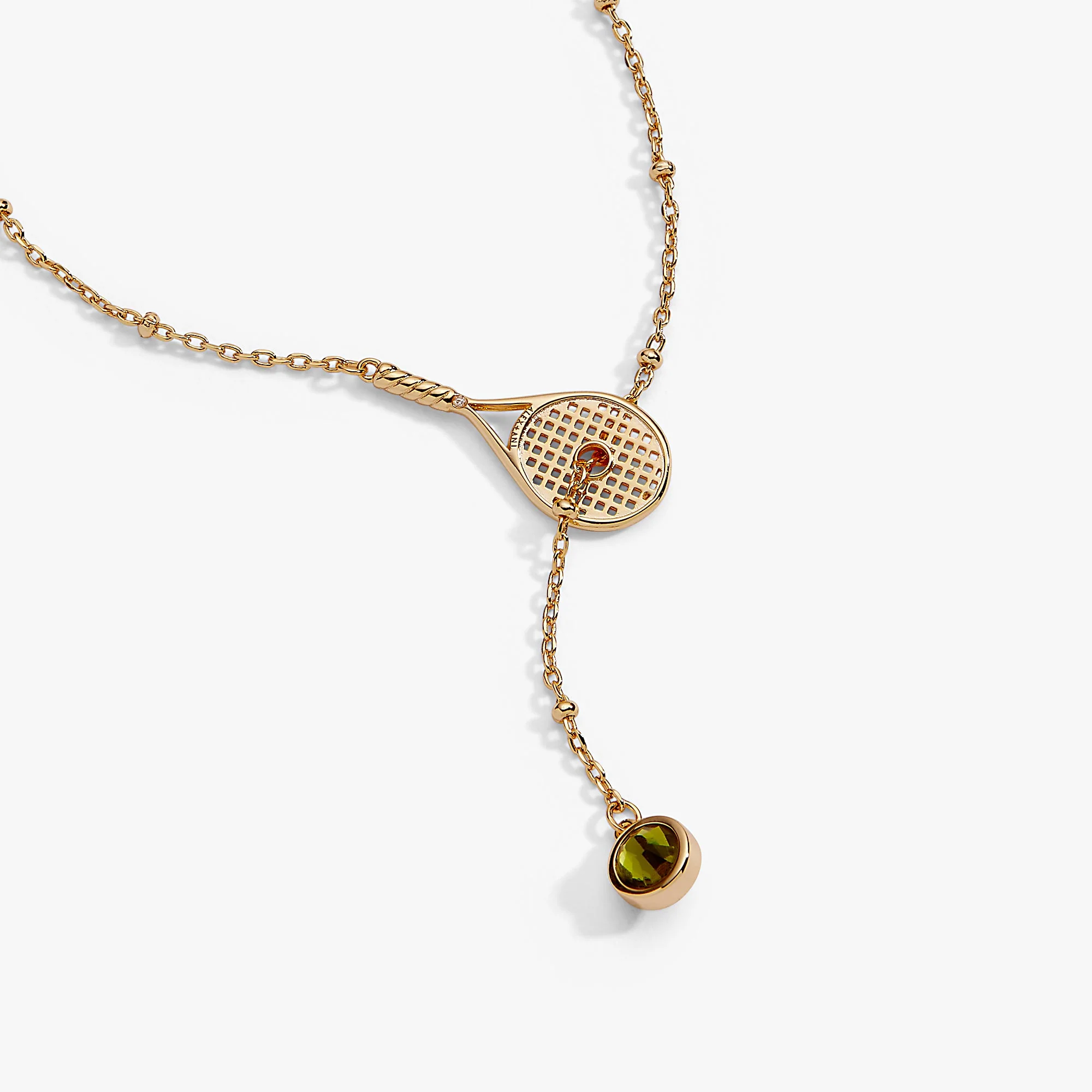 Tennis Racket Y-Necklace - Image 3
