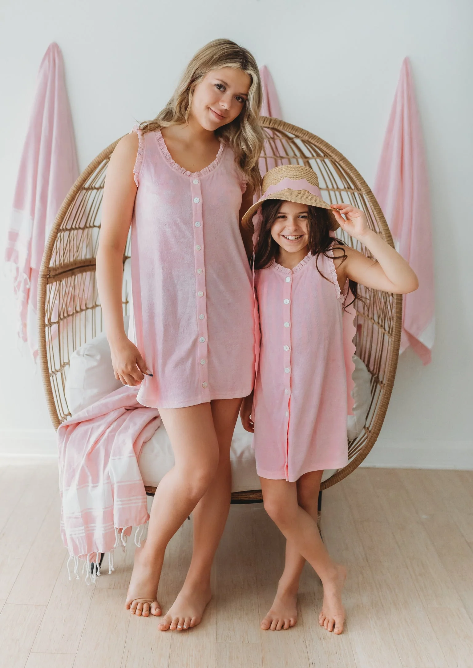 Terry Cover-up Dress ~ Orchid Pink - Image 3