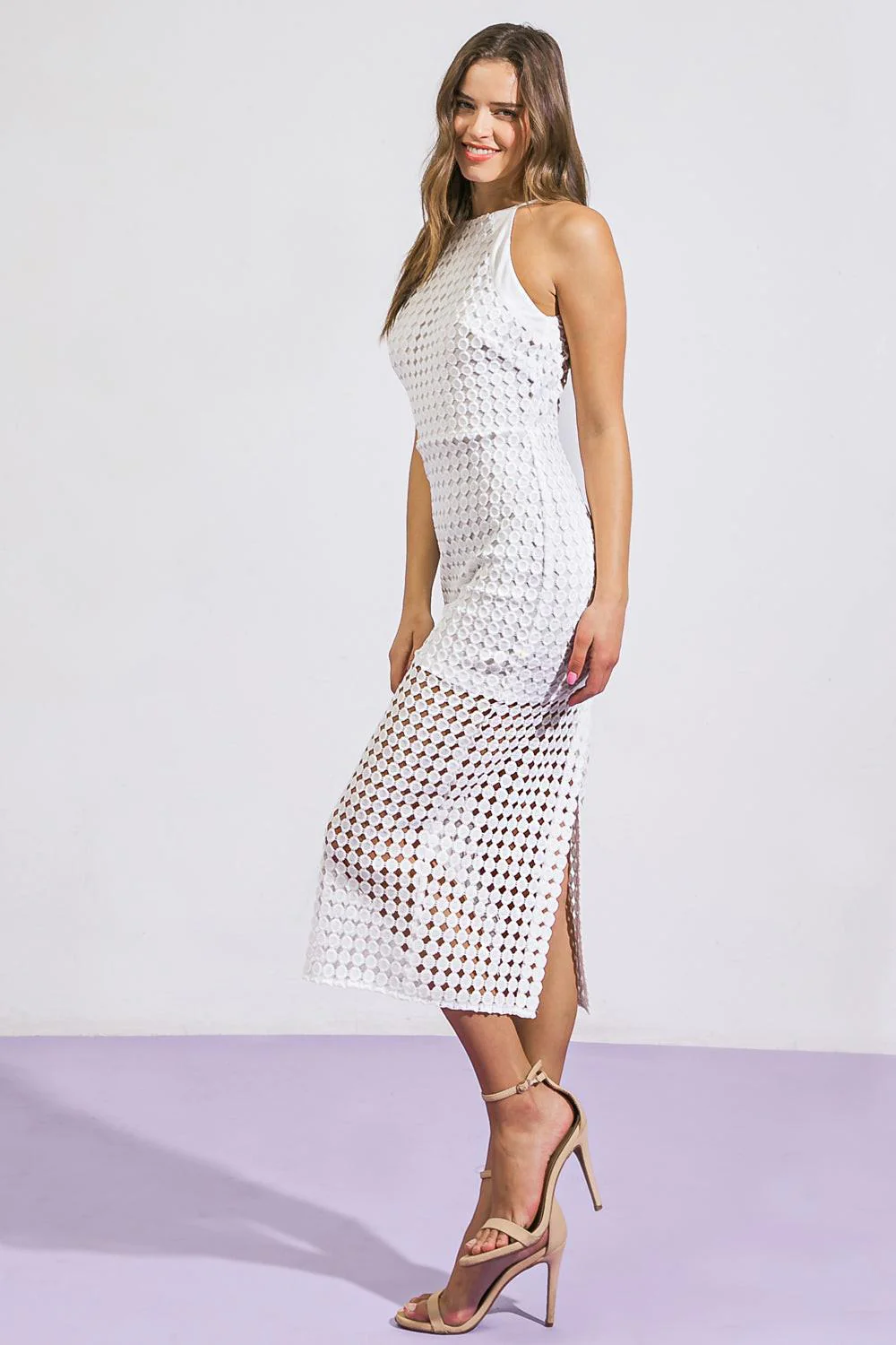 Thankful Soul Woven Midi Dress - Image 6