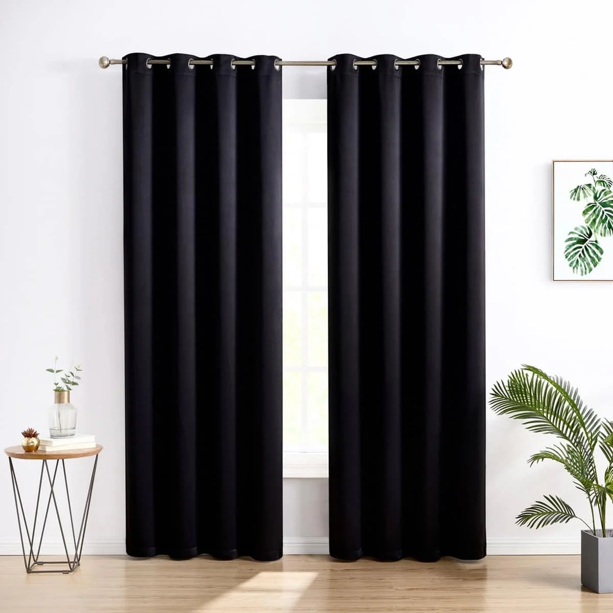 Thd Cambridge 100% Blackout Total Privacy Grommet Window Treatment Curtain Panels - Set of 2 - Image 36
