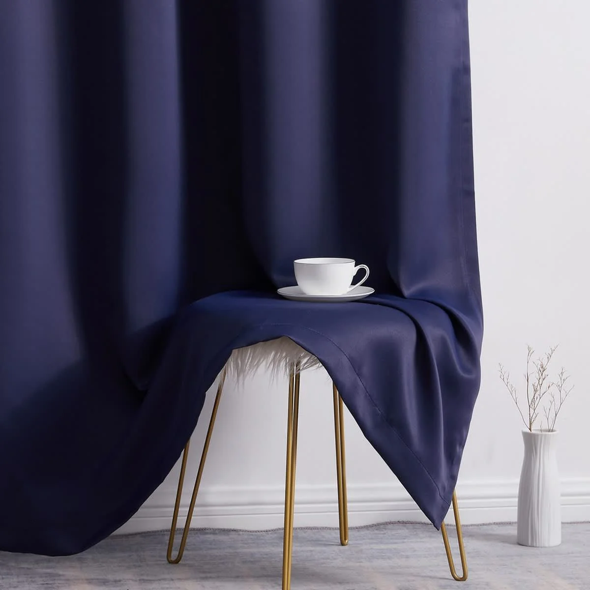 Thd Cambridge 100% Blackout Total Privacy Grommet Window Treatment Curtain Panels - Set of 2 - Image 6