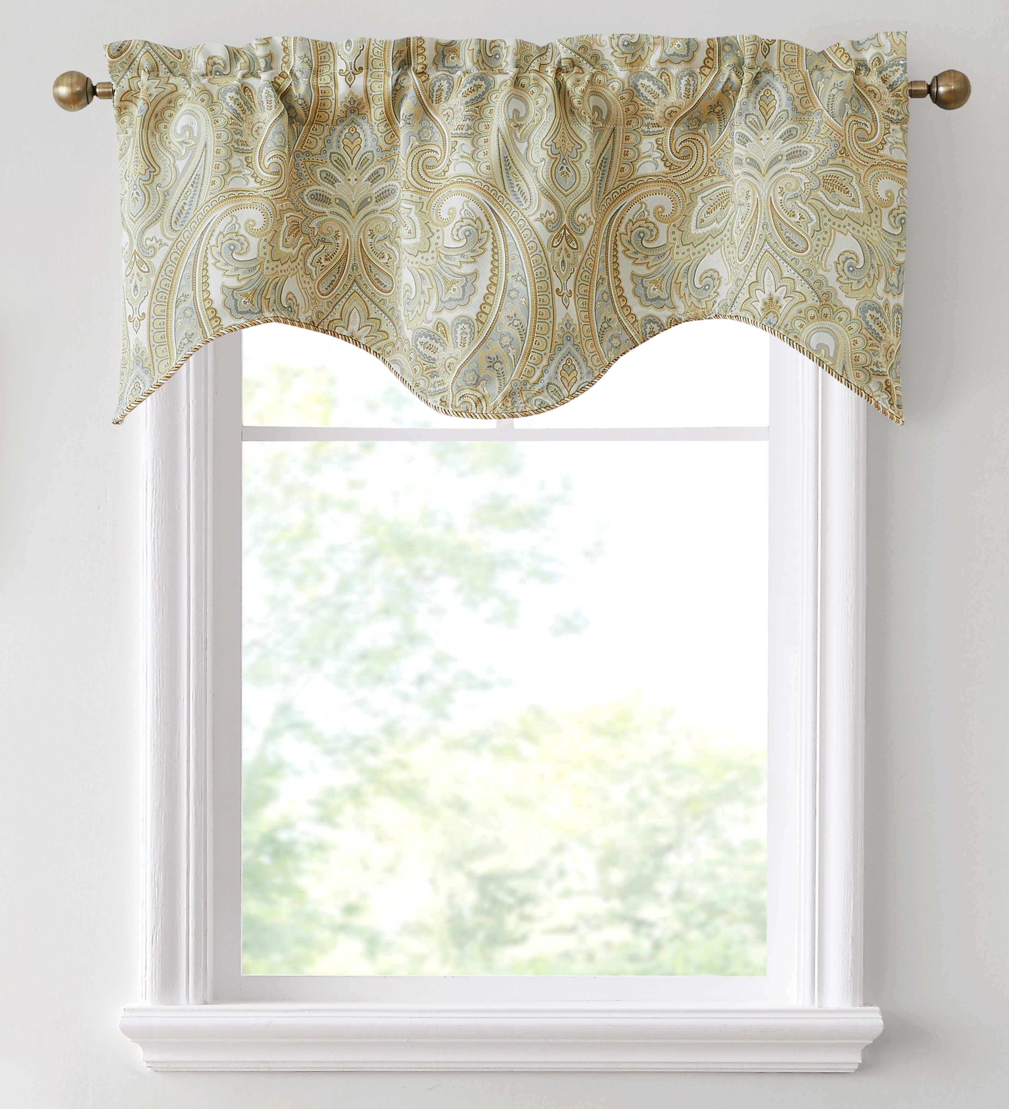 Thd France Paisley Scalloped Valance - Single Valance - Image 10