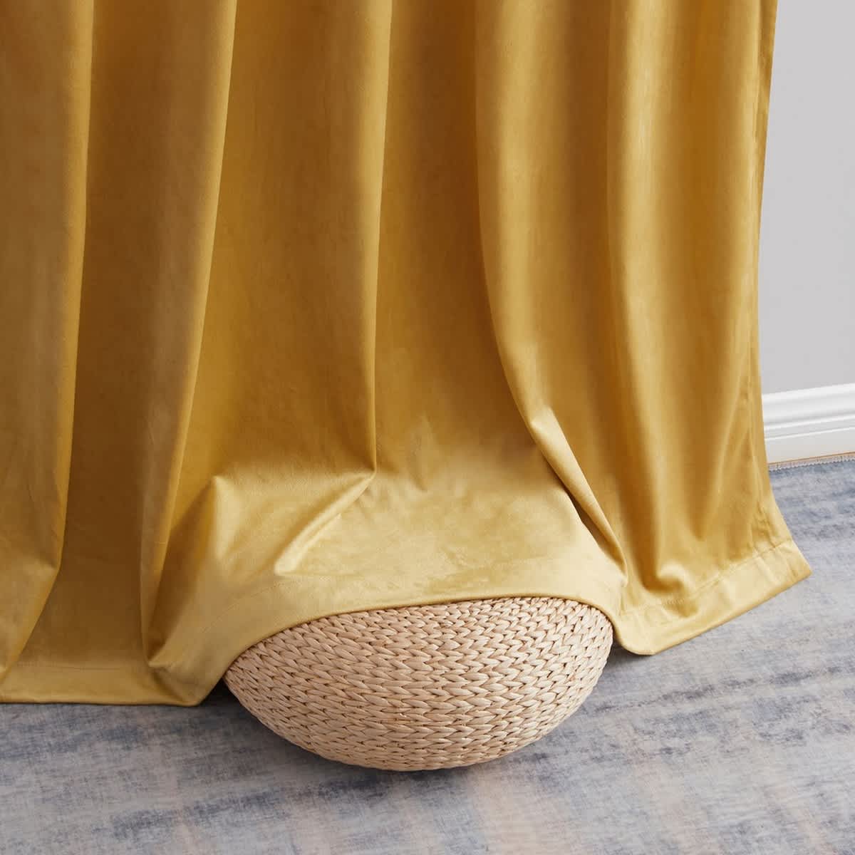 Thd Grace Velvet Premium Soft Grommet Window Treatment Curtain Drapery Panels - Set of 2 Panels - Image 24