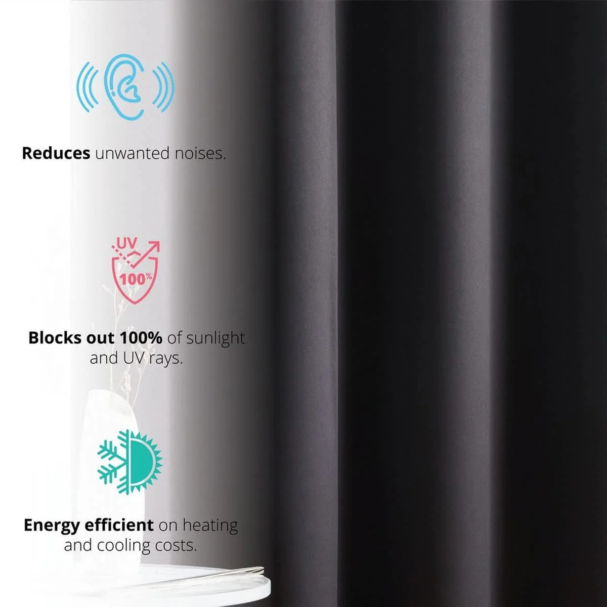 Thd Lawrence 100% Full Blackout Thermal Insulated Energy-Saving Grommet Curtain Panels (Set of 2) - Image 31