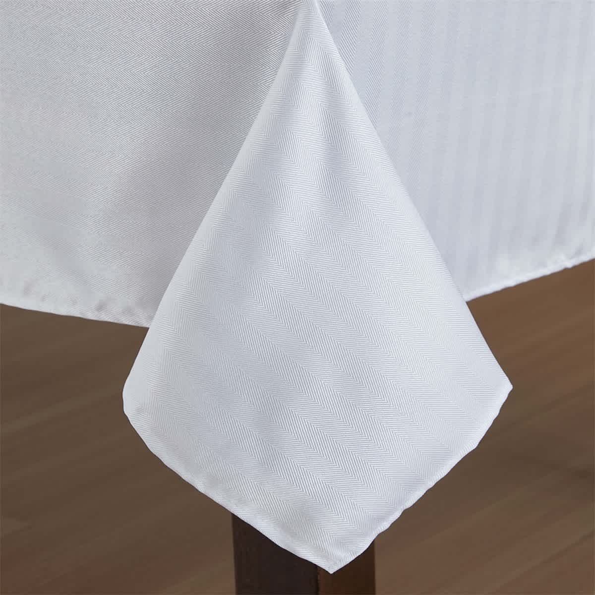 Thd Linky Stripe Fabric Tablecloth for Rectangle Table, Water, Fade, Stain, and Wrinkle Resistance - Image 11