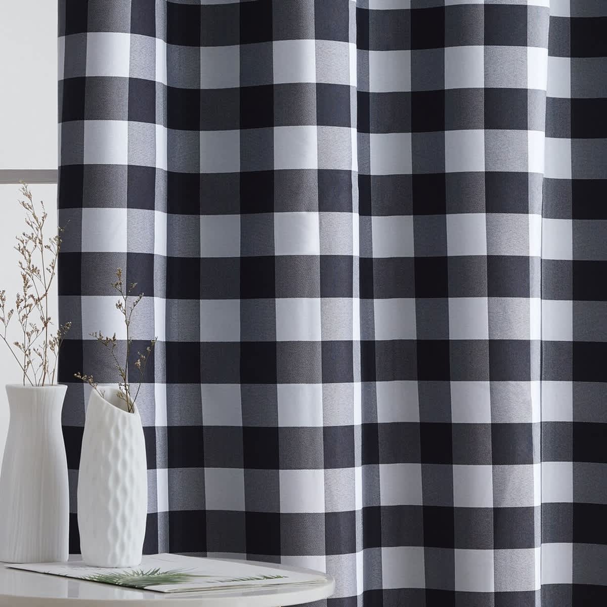 Thd Meadow Buffalo 100% Full Blackout Thermal Insulated Energy-Saving Grommet Curtain Panels (Set of 2) - Image 21