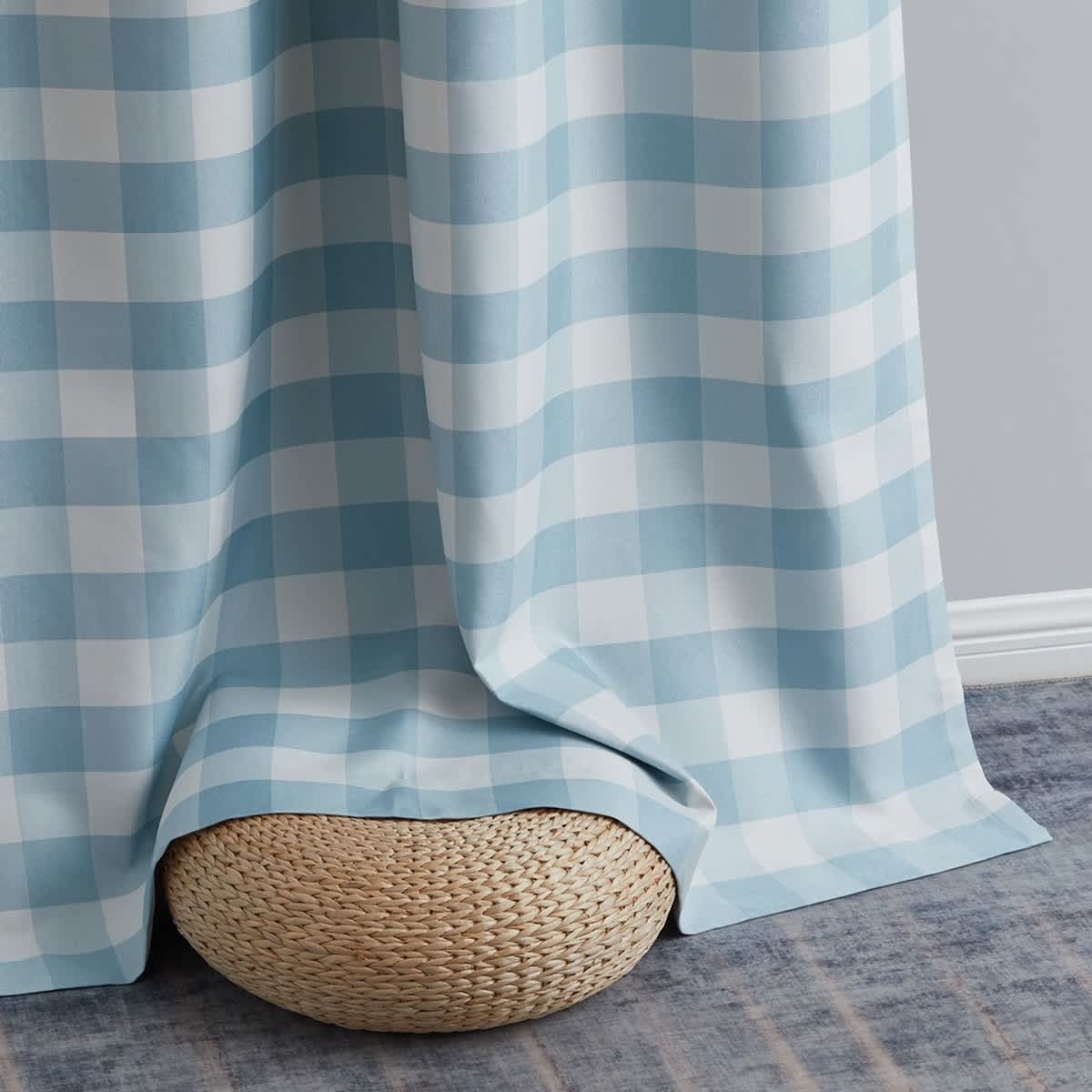 Thd Meadow Buffalo 100% Full Blackout Thermal Insulated Energy-Saving Grommet Curtain Panels (Set of 2) - Image 29