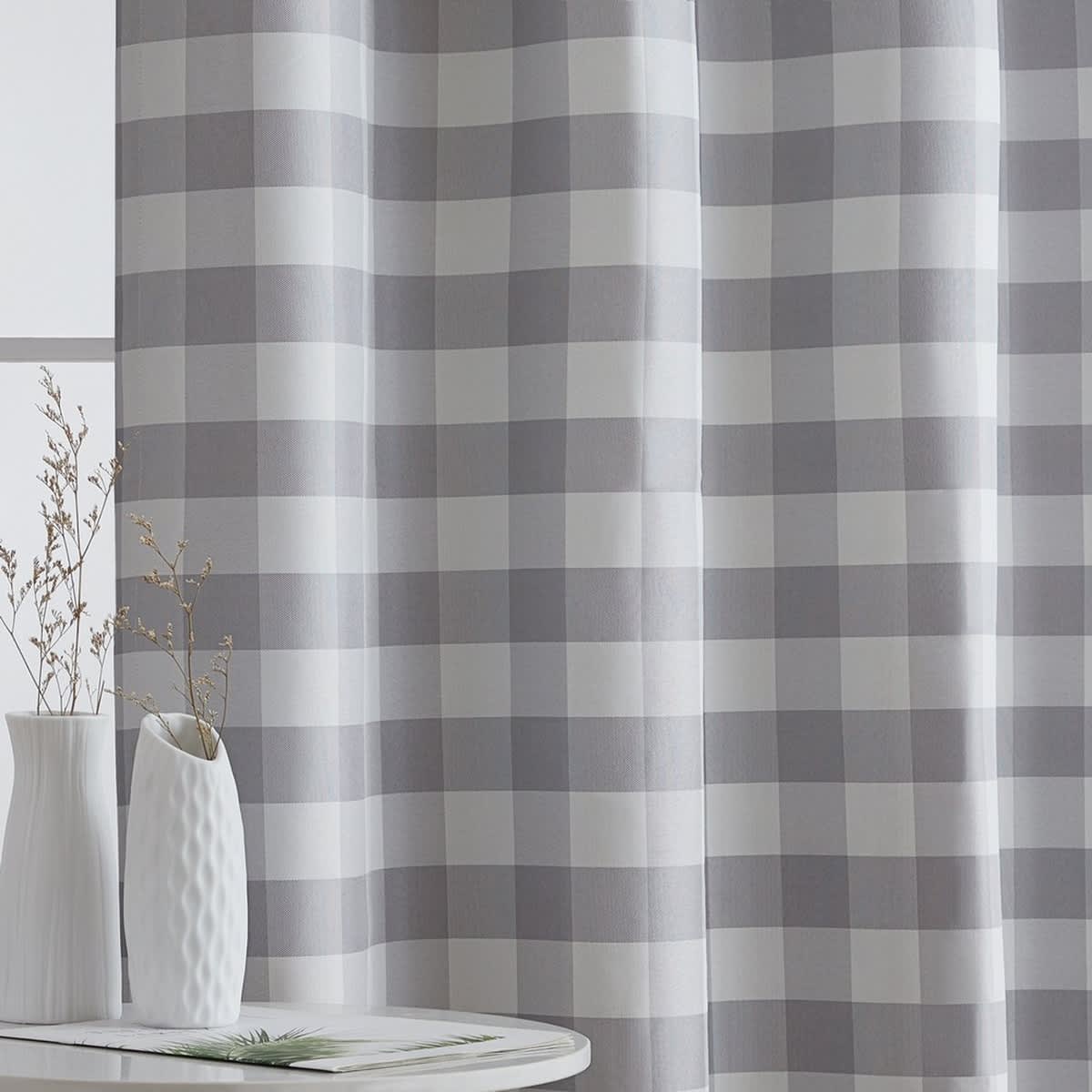 Thd Meadow Buffalo 100% Full Blackout Thermal Insulated Energy-Saving Grommet Curtain Panels (Set of 2) - Image 39