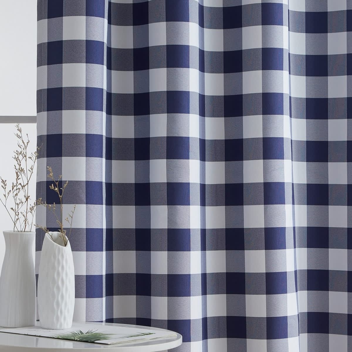 Thd Meadow Buffalo 100% Full Blackout Thermal Insulated Energy-Saving Grommet Curtain Panels (Set of 2) - Image 9