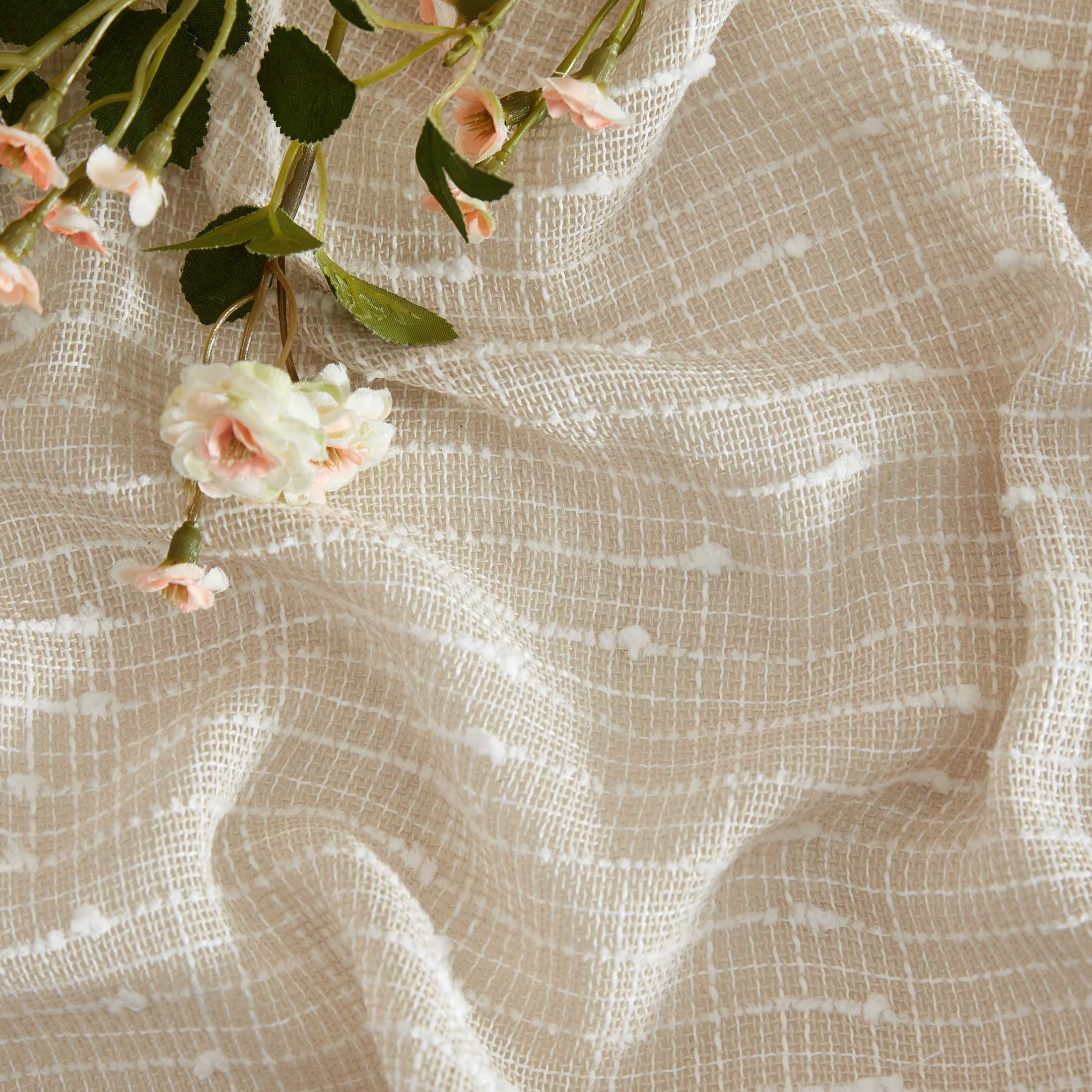 Thd Sharrie Faux Linen Semi-Sheer Light Filtering Grommet Lightweight Curtains (2 Panels) - Image 30
