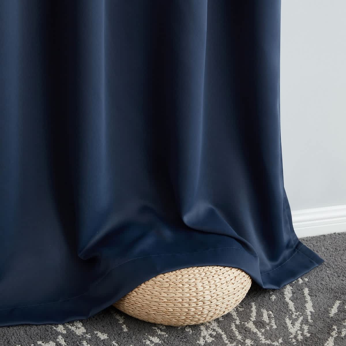 Thd Virginia 100% Blackout Grommet Total Privacy Curtain Panels - Set of 2 - Image 33