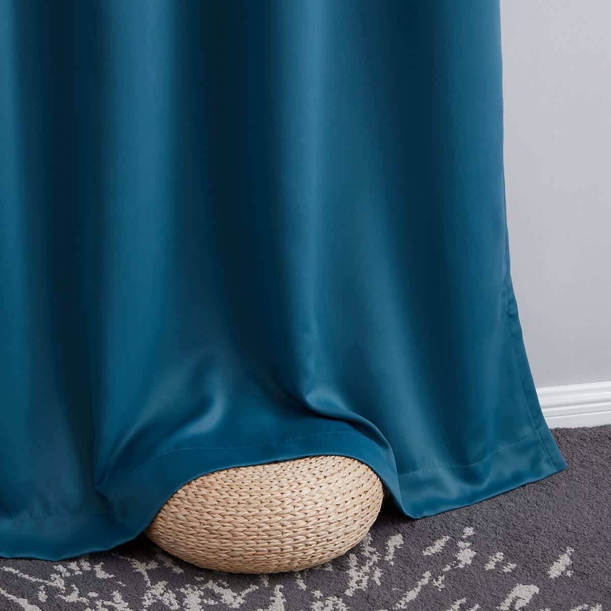 Thd Virginia 100% Blackout Grommet Total Privacy Curtain Panels - Set of 2 - Image 40