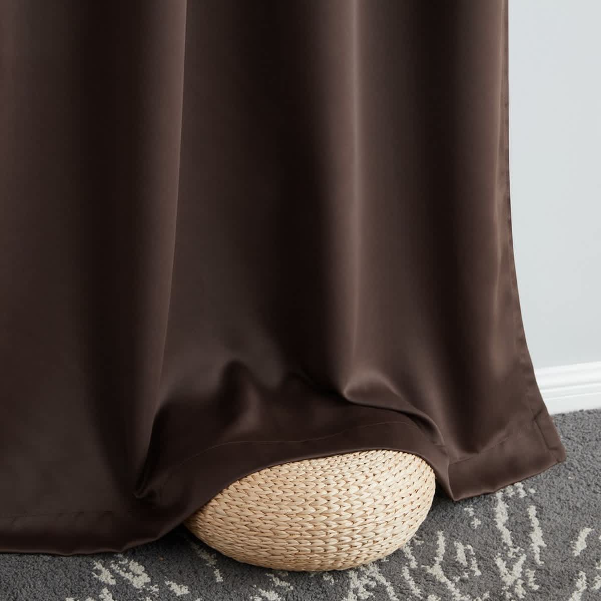 Thd Virginia 100% Blackout Grommet Total Privacy Curtain Panels - Set of 2 - Image 53