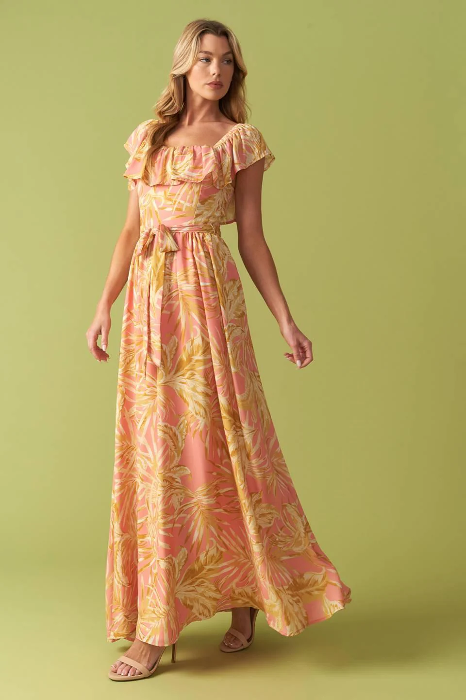 The Art of Balance Woven Midi Dress - Image 3