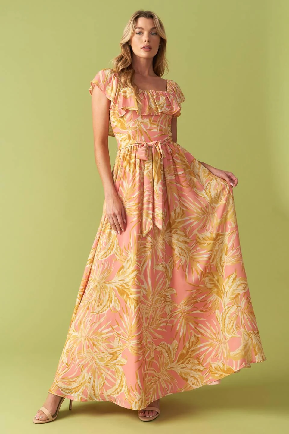 The Art of Balance Woven Midi Dress - Image 4