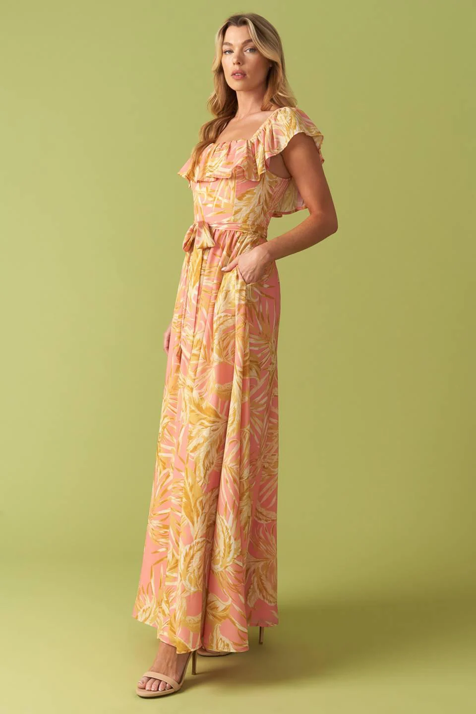 The Art of Balance Woven Midi Dress - Image 7