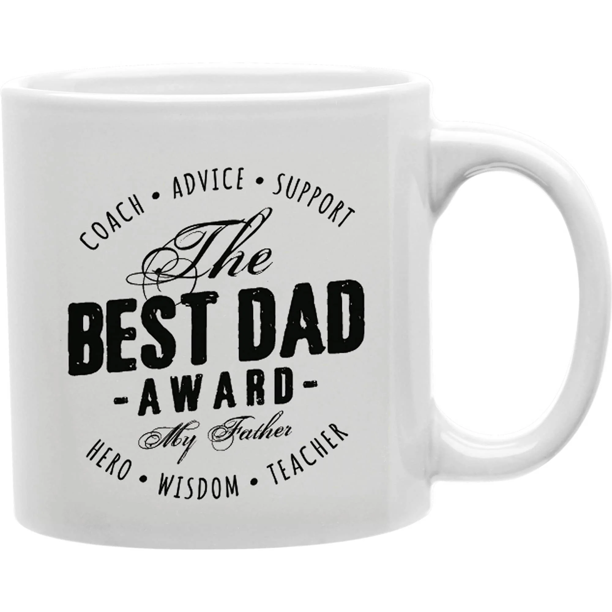 The Best Dad Award Coffee Mug Coffee and Tea Ceramic Mug 11oz - Image 3