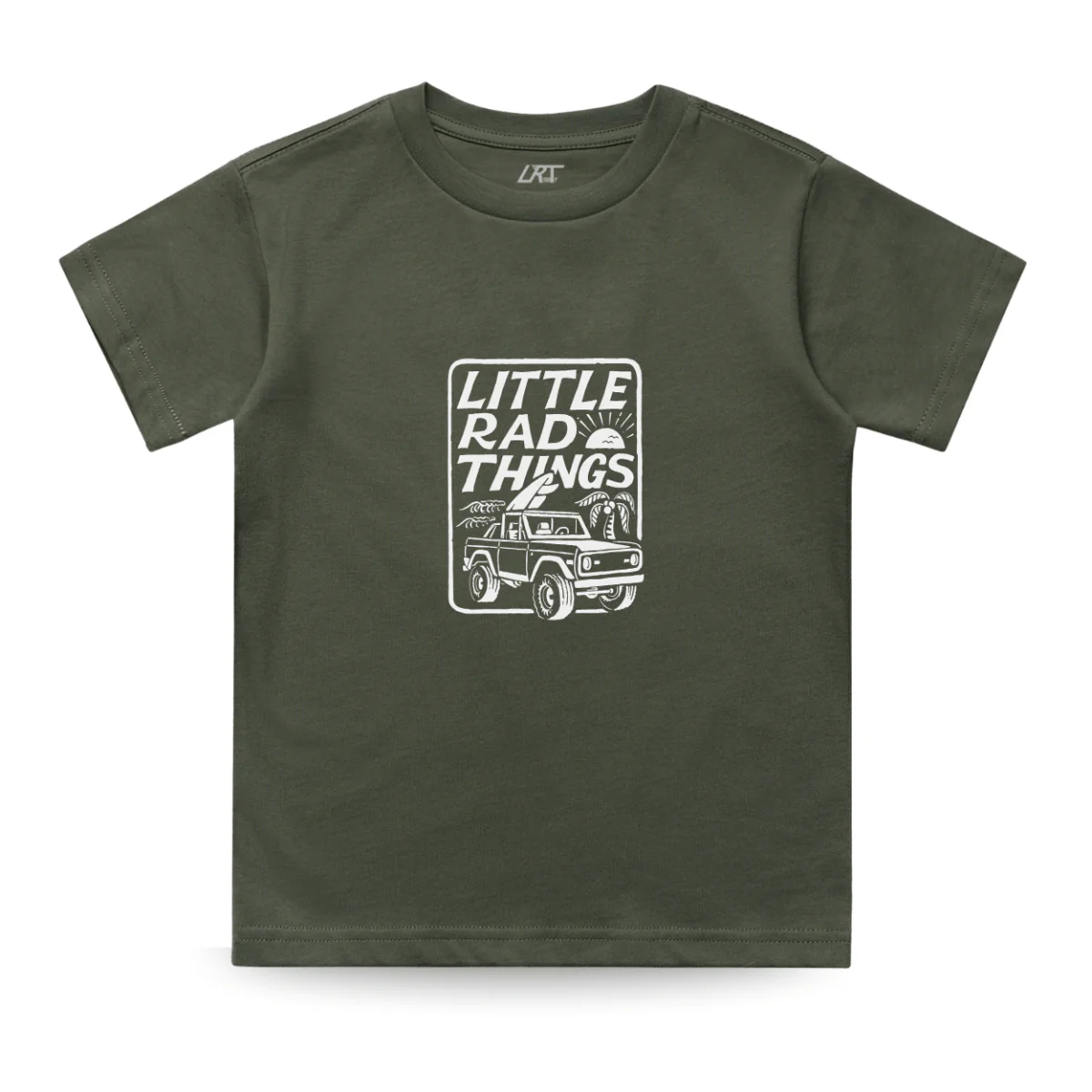 The Bronco Little Rad Things Tee - Olive - Image 2