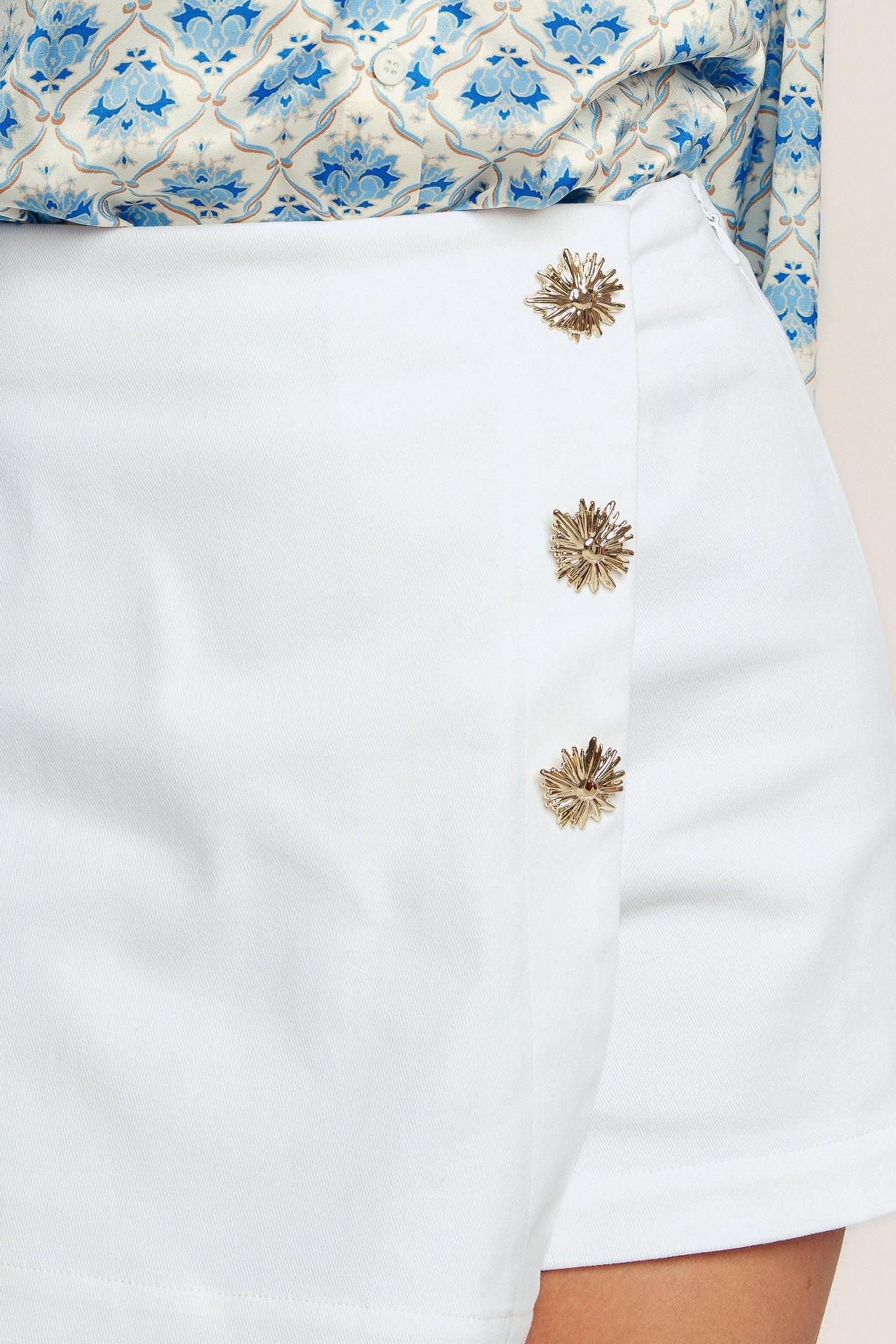 The Details Make it Woven Skort - Image 2