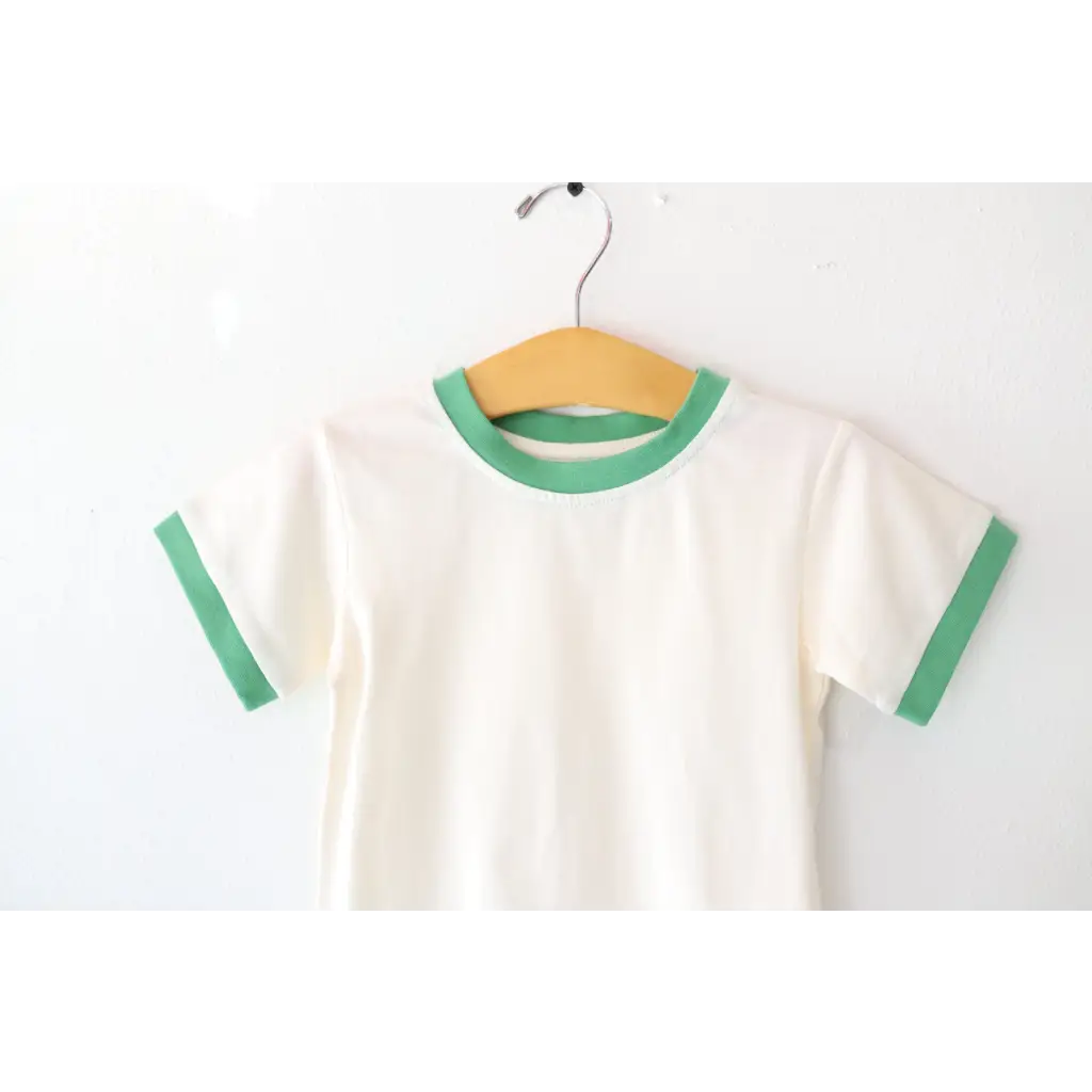 The Everyday Ringer Tee in Green - Image 2