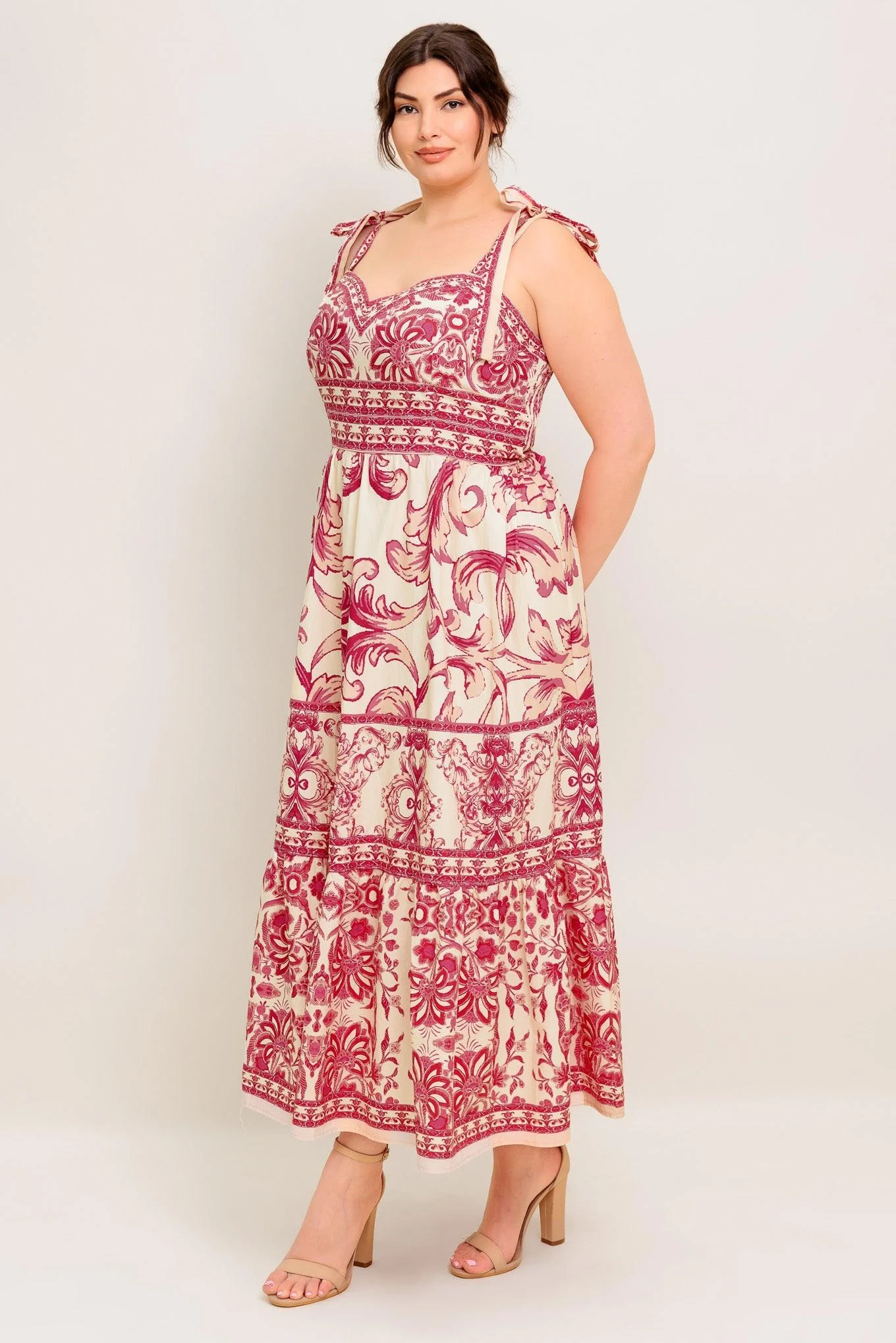 The Garden's Secret Woven Midi Dress - Image 16