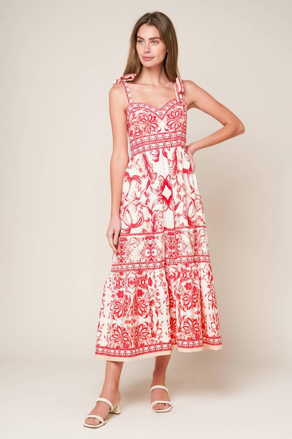 The Garden's Secret Woven Midi Dress - Image 2