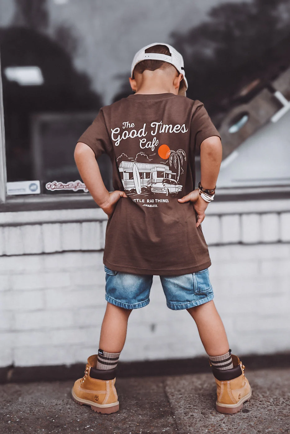 The Good Times Cafe Tee - Brown