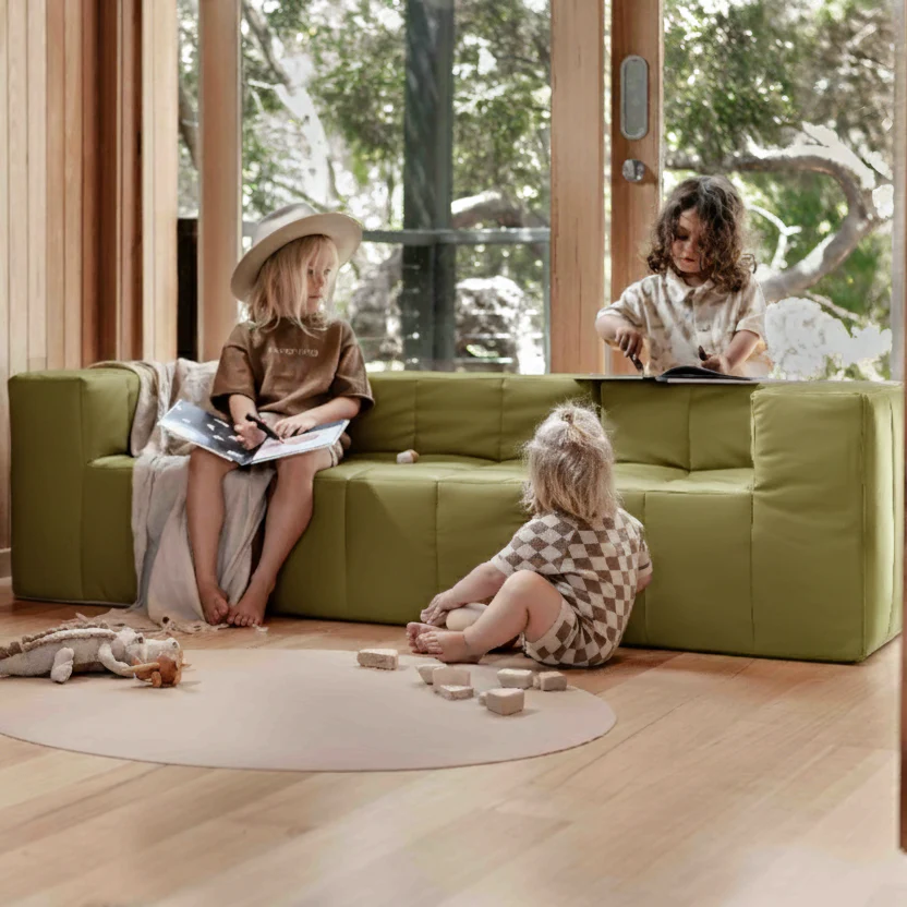 The Italia Sofa – Olive - Image 8