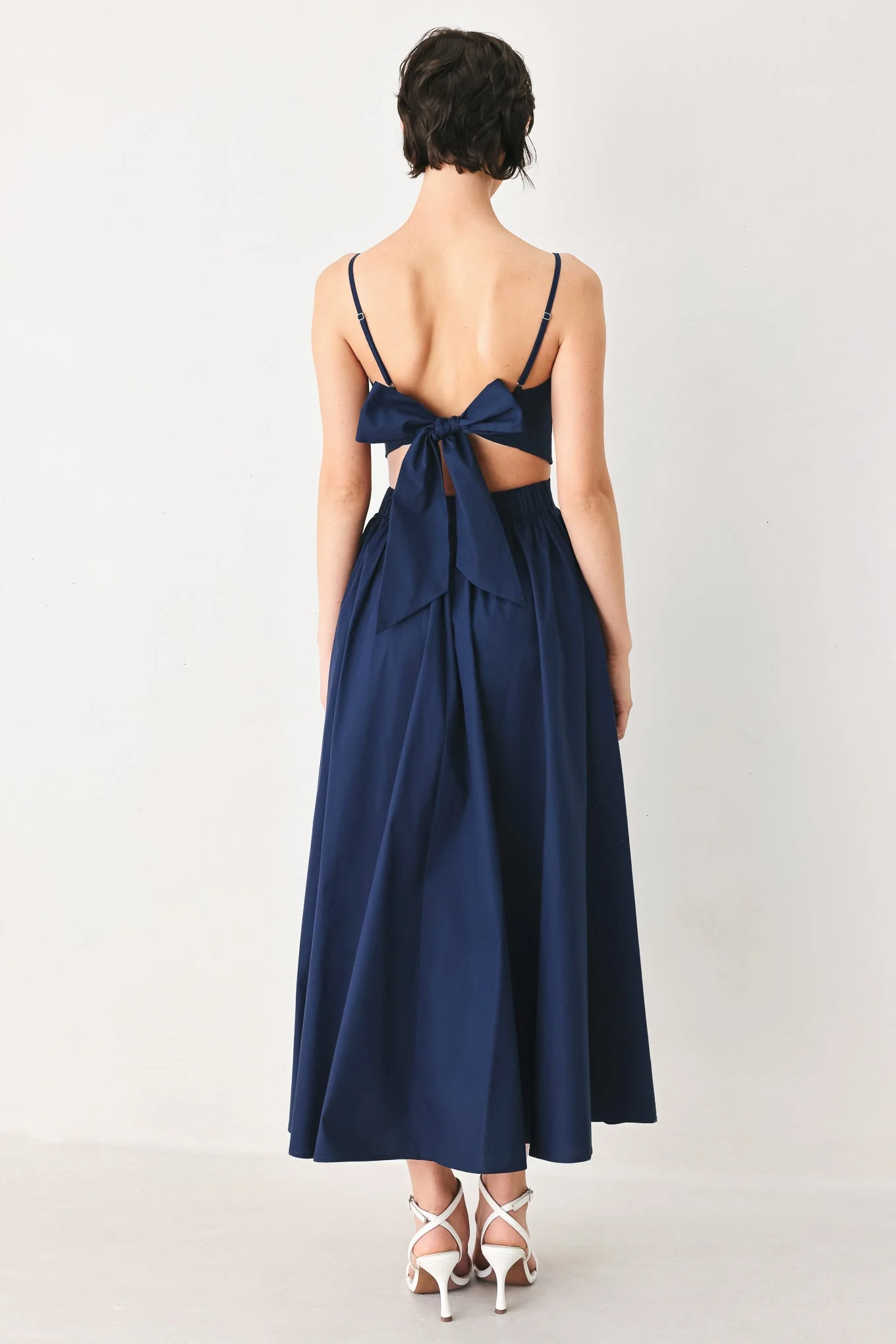 The Riviera Nights Woven Midi Dress - Image 9