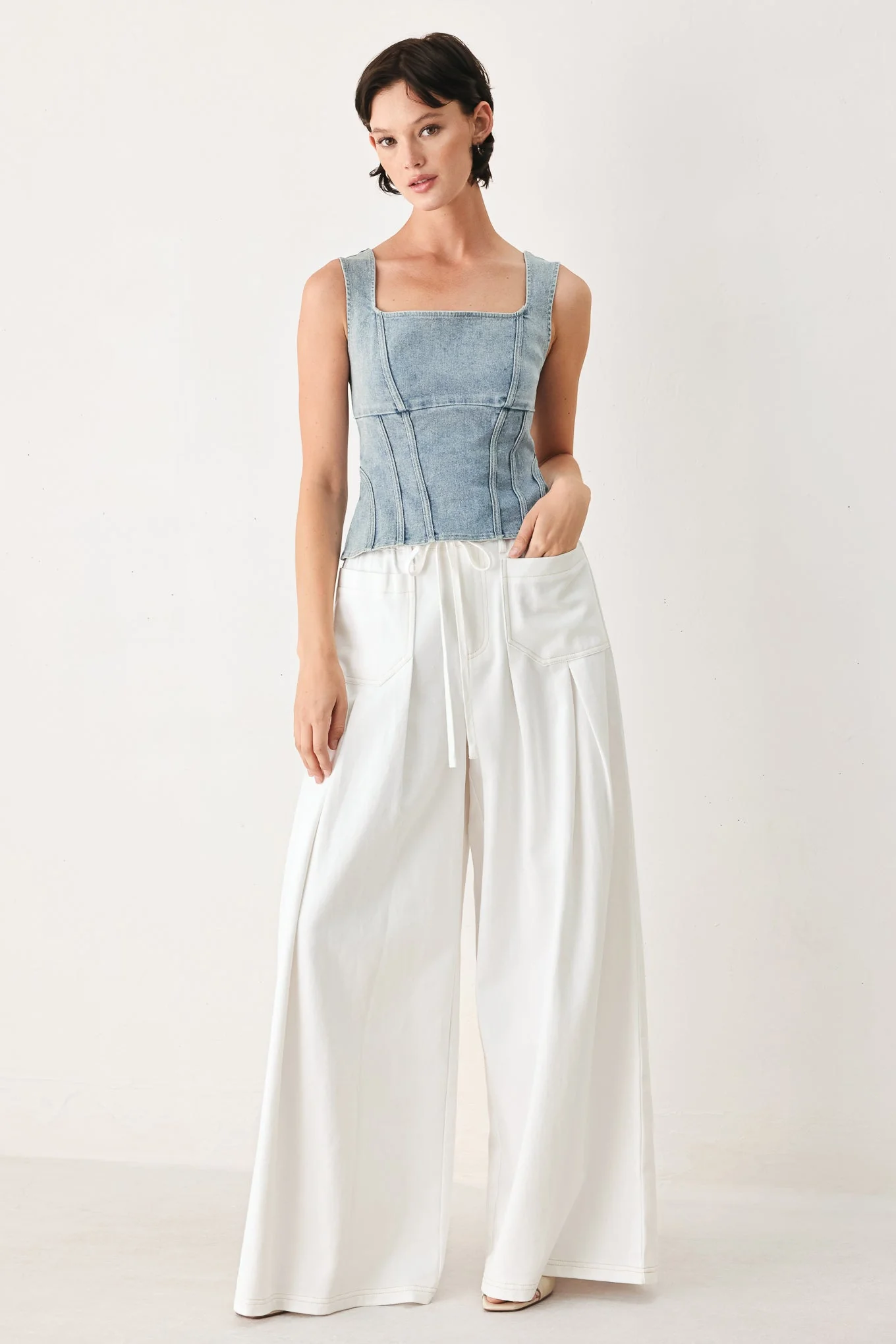 The Seabreeze Denim Top - Image 3
