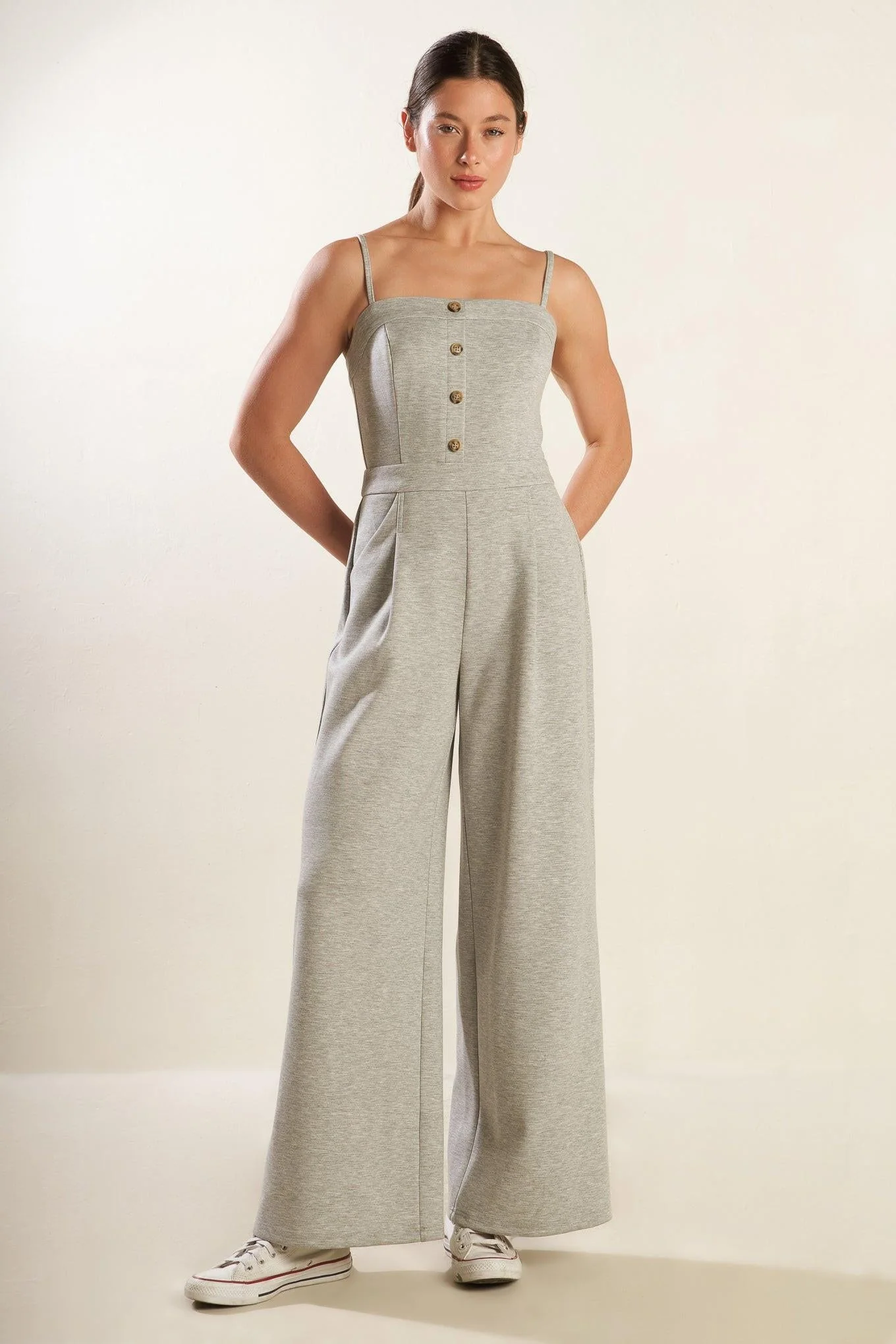 The Secret of Us Knit Jumpsuit