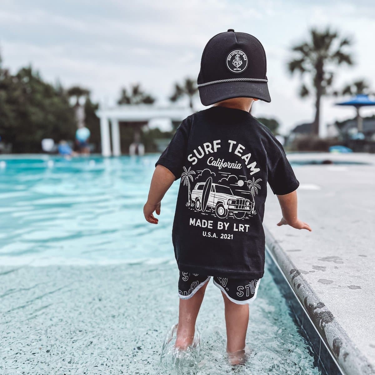 The Surf Team Tee - Black - Image 2