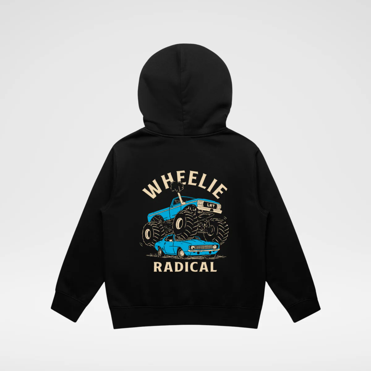 The Wheelie Radical Hoodie - Recycled Black