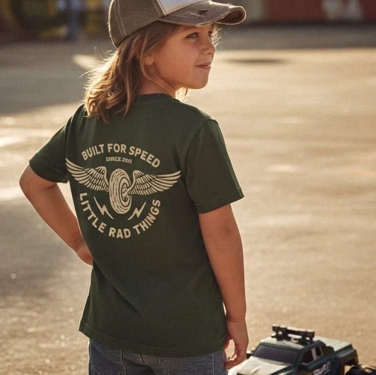 The Winged Mechanic Tee - Cypress - Image 2