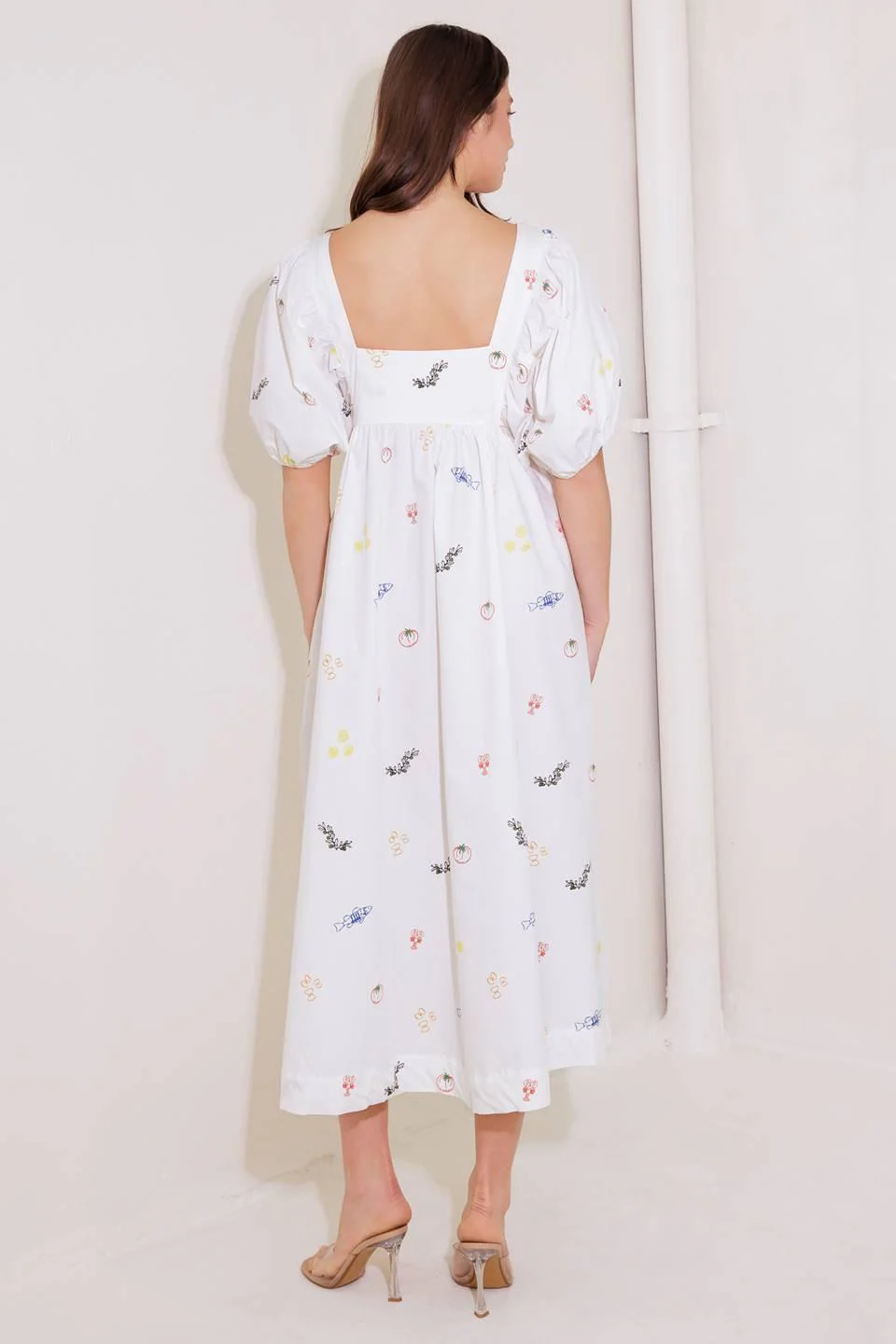 The World is Yours Woven Midi Dress - Image 7