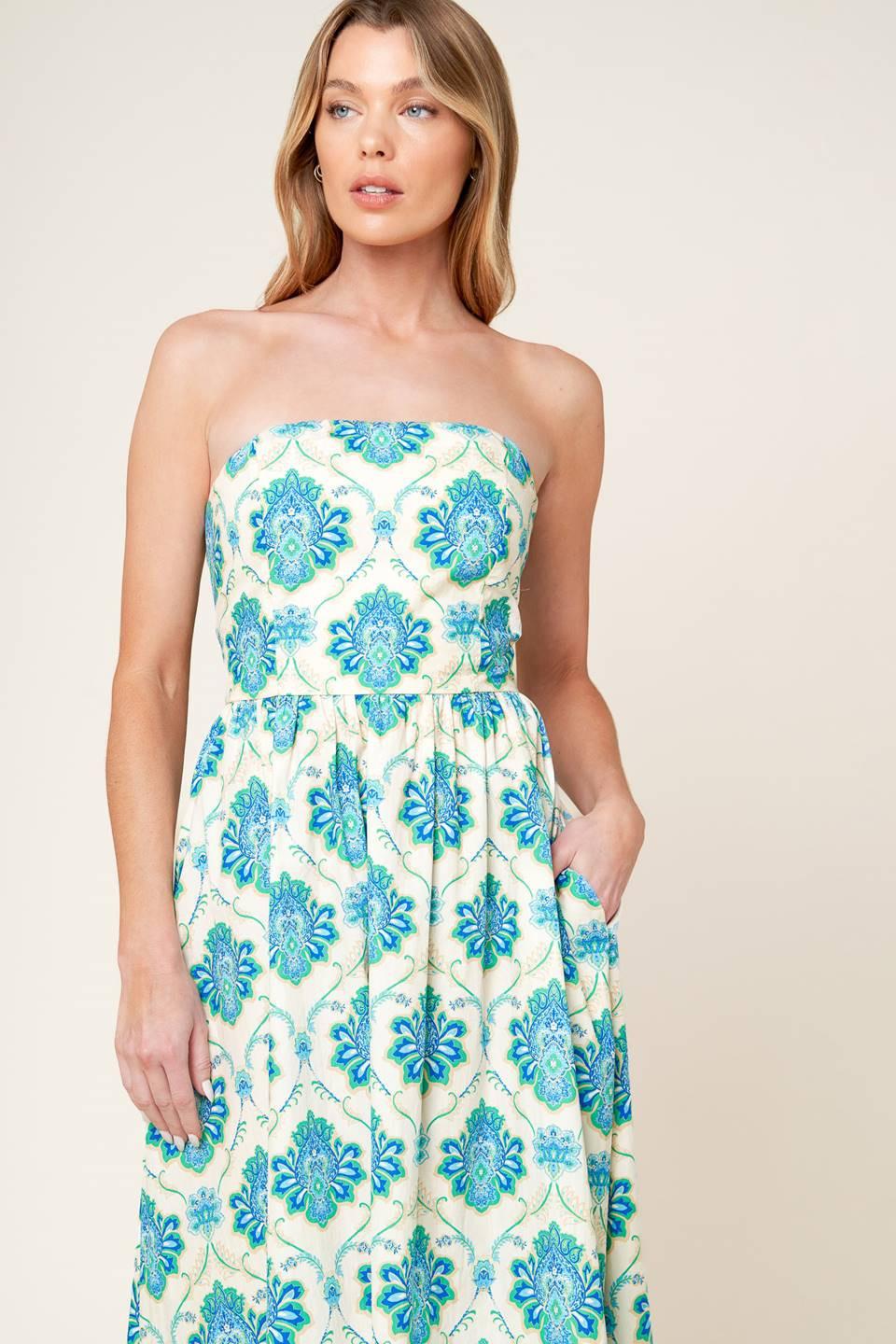 Thriving Poise Woven Midi Dress - Image 2