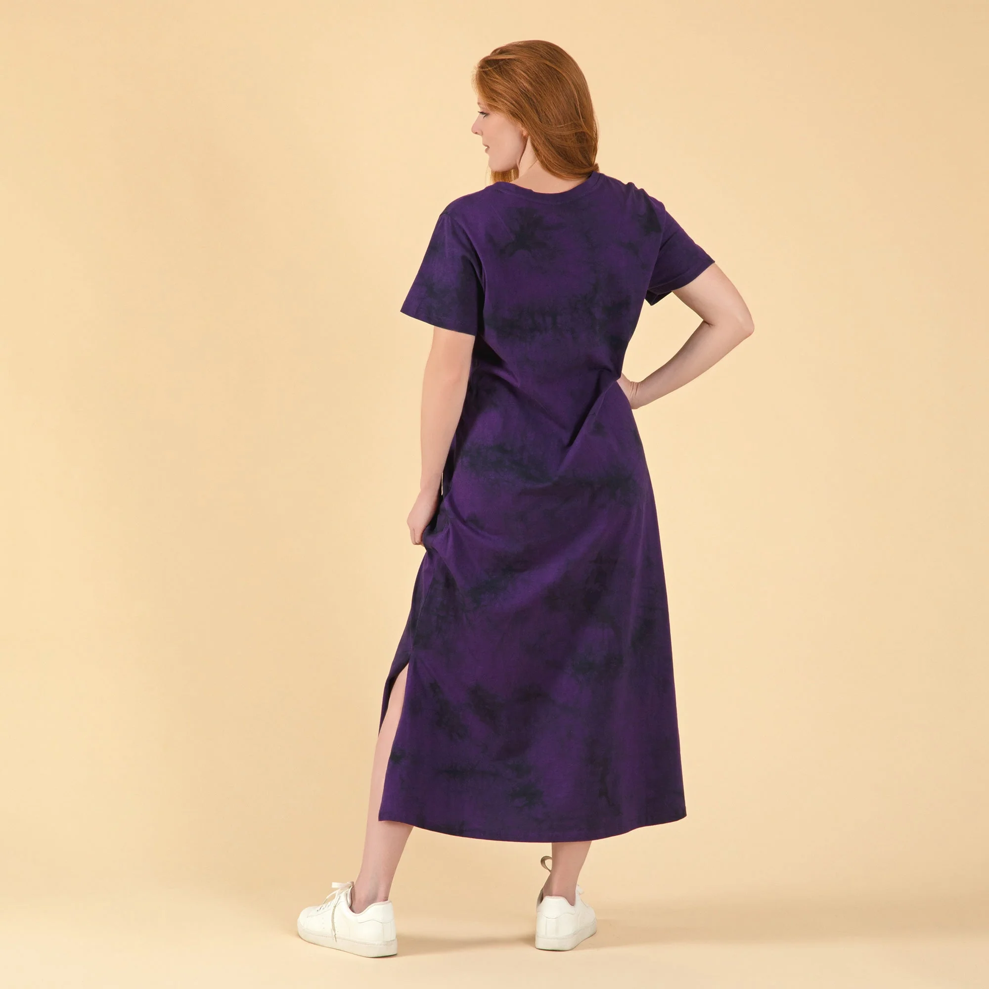Tie-Dye Paw Print Maxi Dress - Image 15