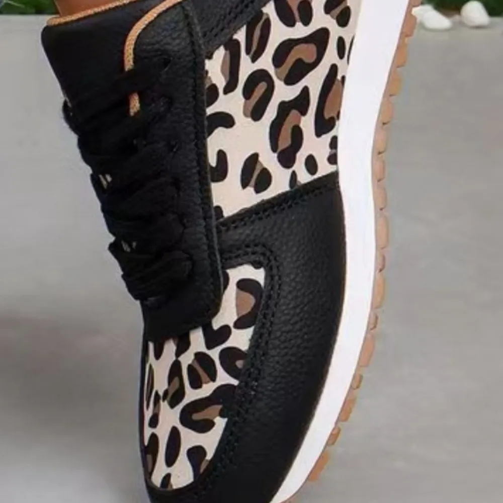 Tied Printed PU Leather Athletic - Image 3