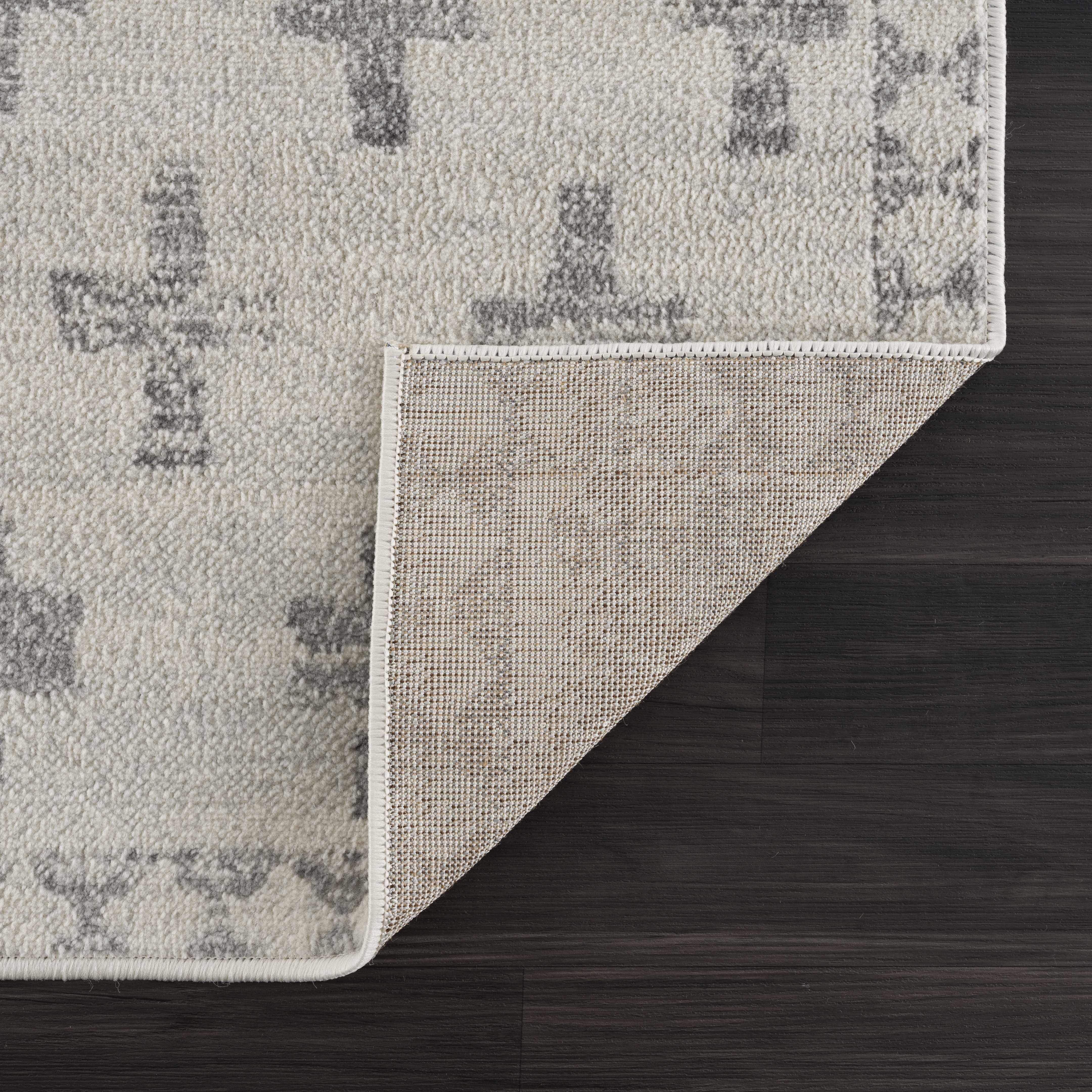 Tigris Swiss Cross Ivory&Gray Area Rug - Clearance - Image 7