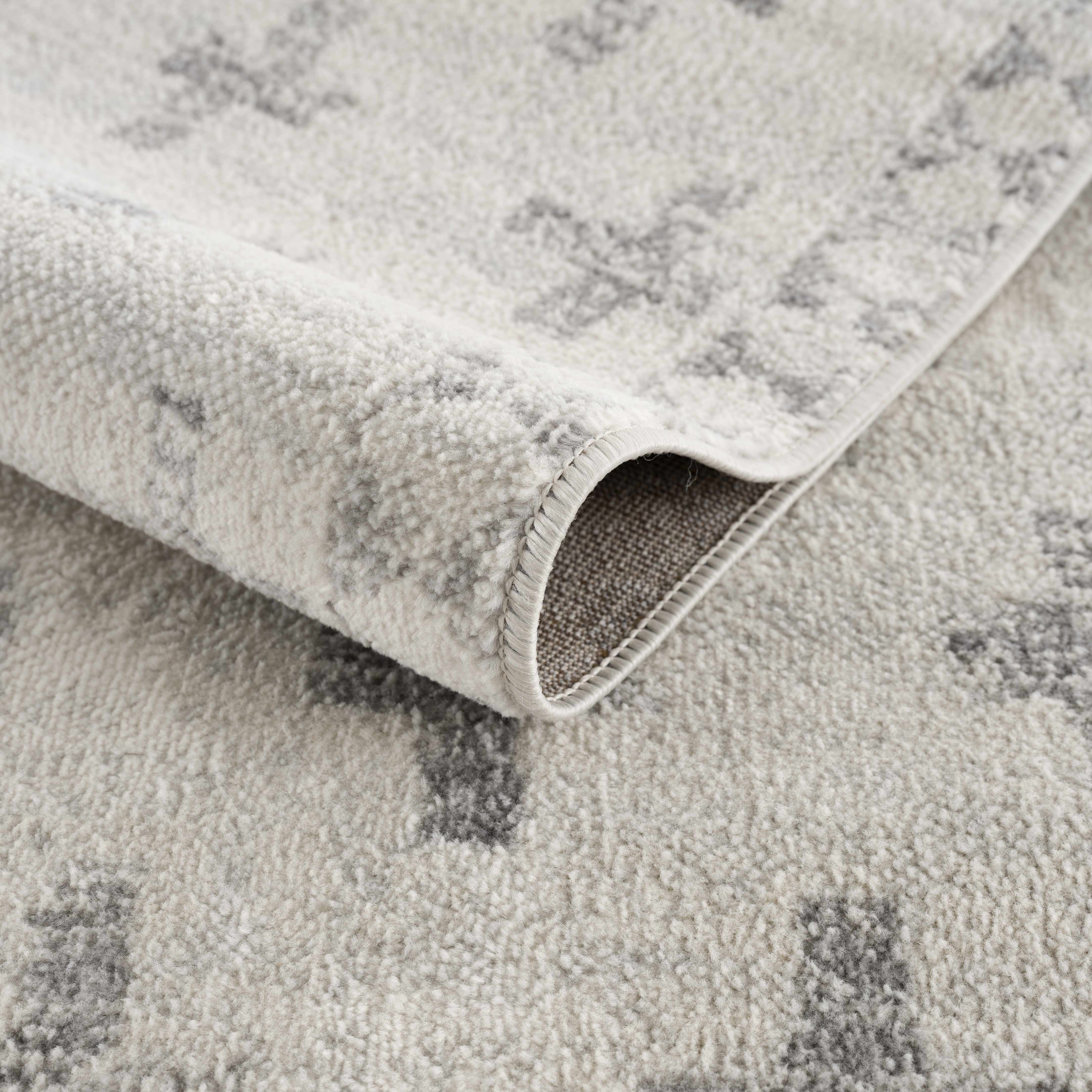 Tigris Swiss Cross Ivory&Gray Area Rug - Clearance - Image 8