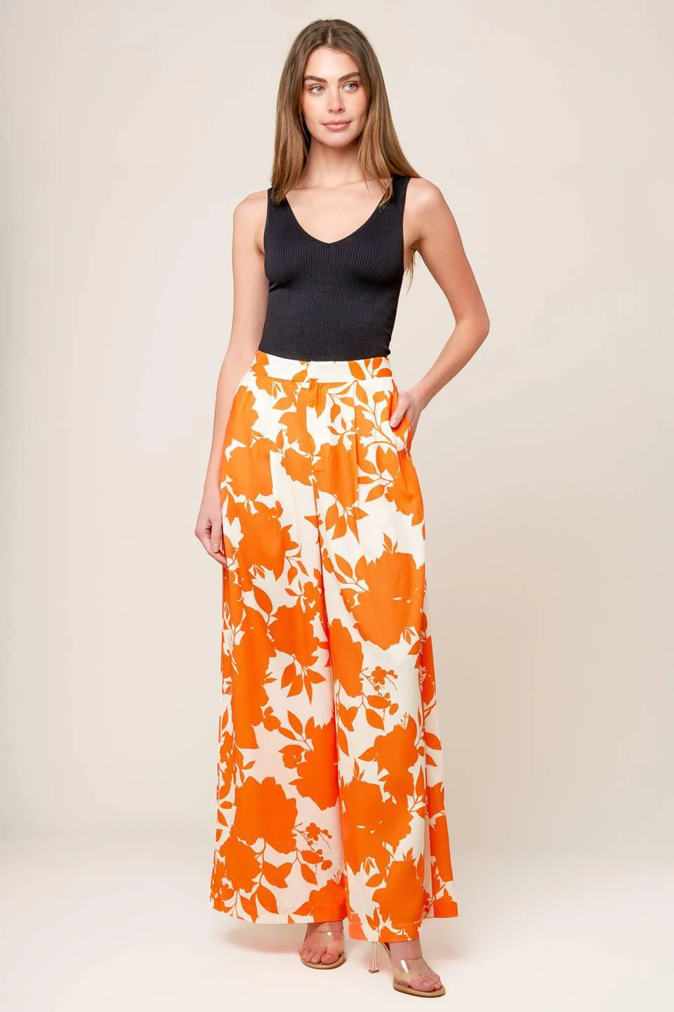 Time for Orange Tea Woven Pants - Image 4