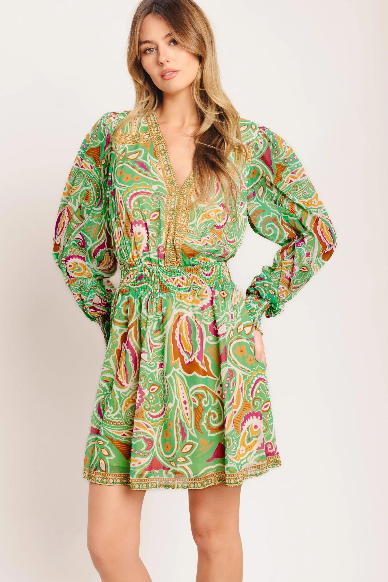 Time Spent Together Woven Mini Dress - Image 6