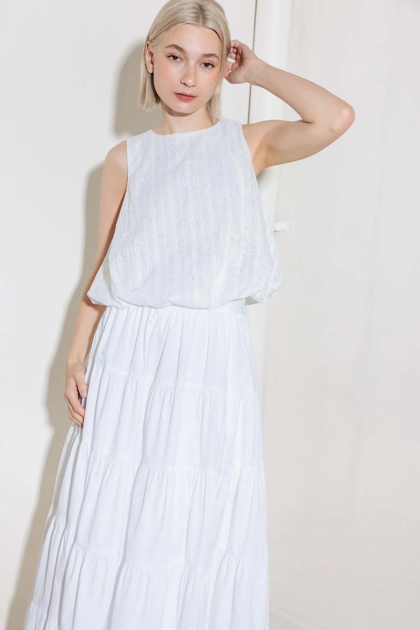 Timeless With Edge Woven Lace Top - Image 3